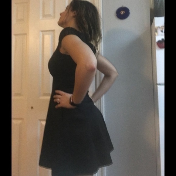 Guess A-Line Little Black Dress Size 4 - Picture 5 of 8